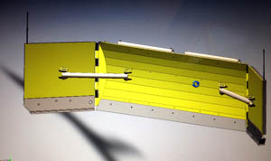 snowplow front open sides.